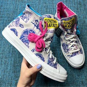 Converse x DC Chinatown Market Batman Chuck 70 Hi Sneakers 80th Anniversary 9.5